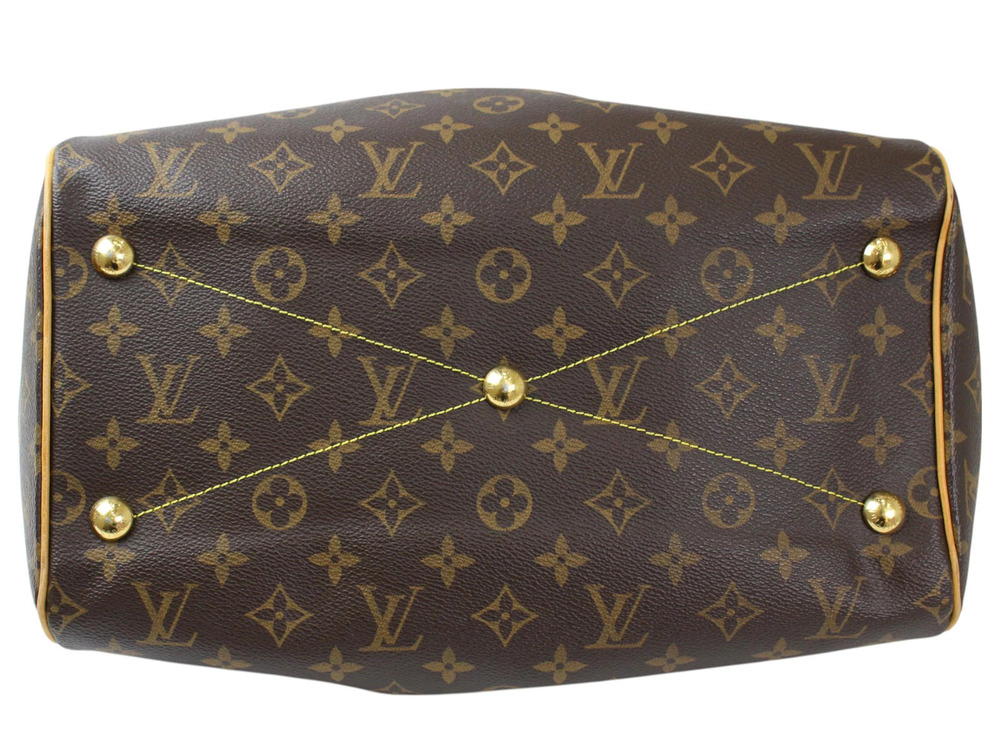 Louis Vuitton Handbag Canvas LV Hobo Monogram Bag Brown Tivoli - Picture 5 of 9